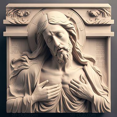 3D model st jesus (STL)